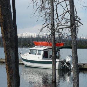 Kayak Rack - First run with the kayak rack, works great, very simple. Made it from scrap pieces of duglas fur.