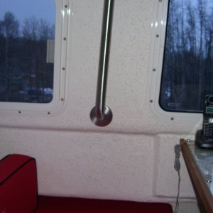 Adde grab bar by rear seat
