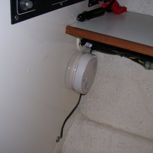 Installed 12 volt CO2 detector