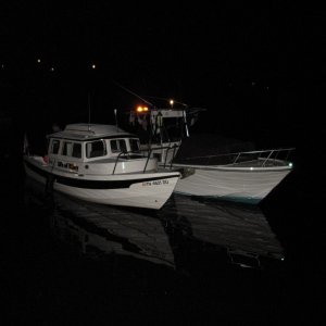 Arch from Rock Harbor Marine towing in Life of Riley