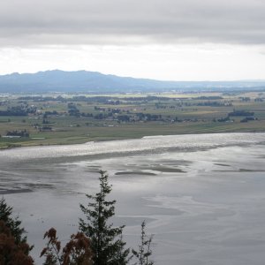View at 1500 feet looking south over Chuckanut valley