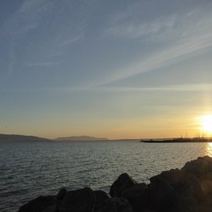 Media 'Sunset over Bellingham Bay Saturday' in album 'Approaching Bellingham Thursday night'