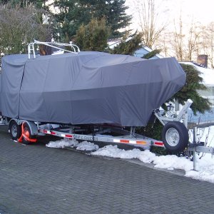 Media 'Boat cover' in album 'I widened the opening for the V-Berth. It makes a big difference for getting in an out. Also improves air circulation'