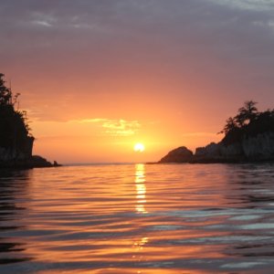 Spectacular sunsets at Starfish Island