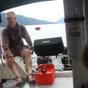 Slowly coasting into Kitimat on the kicker
