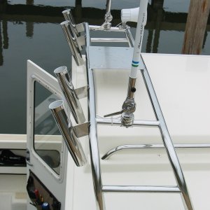 (Not For Hire) Low model, factory radar arch from Brooks Marine..