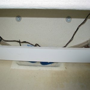 (Not For Hire) Two 1100 bilge pumps at stern. Starboard piece attached to tank cleats.