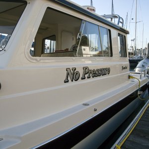 Installed lettering 2/17/10