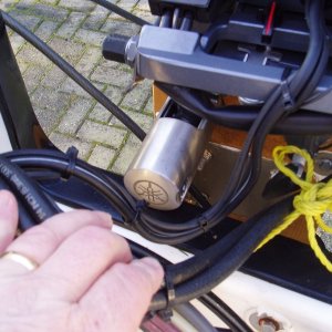 Yamaha thumb screw lock. You'd think this would be enough by itself.