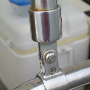 Cockpit rail fitting.  1\" bimini fitting.