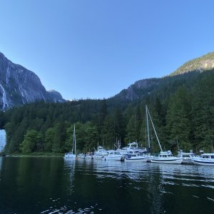Media 'Dock, Falls & C-Dory?s, Prince Louise Inlet' in album 'Sleepy C, Harvey & HunkyDory at Sucia'