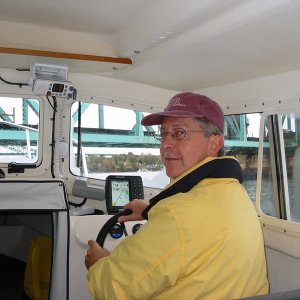 Hey, the GPS says the bow rail should clear the bridge