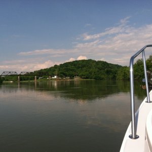 Confluence of Holston and French Broad Rivers.