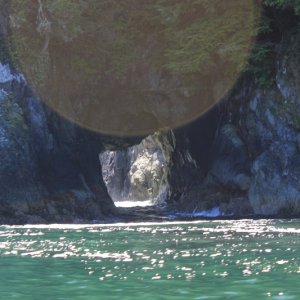 Effingham Island sea cave