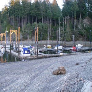 Marina near 0 tide