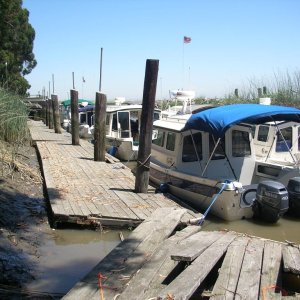This winter was a little hard on the docks.