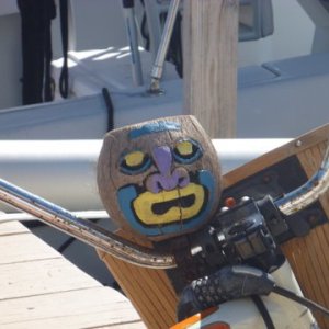 Even the bicycles have hood ornaments also functions as a cup or can holder