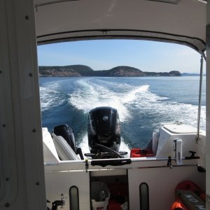 Cruising around the south end of Lopez