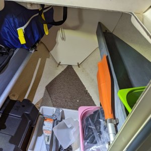 Added a 2nd shelf, for starboard side.