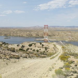 Hiked up to the natural gas pipeline