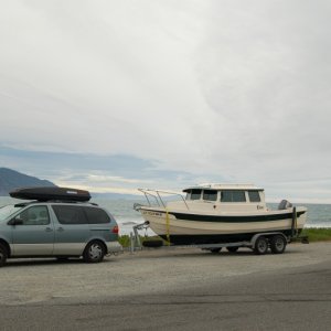 Tortuga enroute from San Juans back home to Ventura.  Crescent City. 2008.