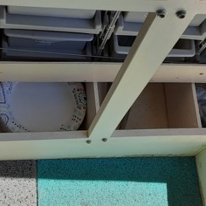 More storage under Galley