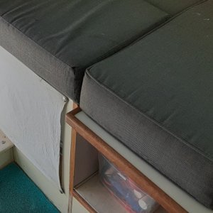 Electric refer location under port seat