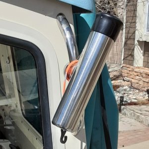 High rod holders are great for planer board rods
