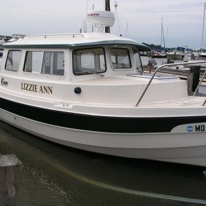 Media 'Into the drink...' in album 'Ready to pull away from Cutter Marine after purchase.'