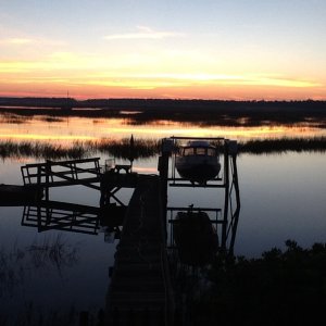 At our dock Charleston SC