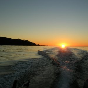 Sunset at Tatoosh Island, Neah Bay Sept 08