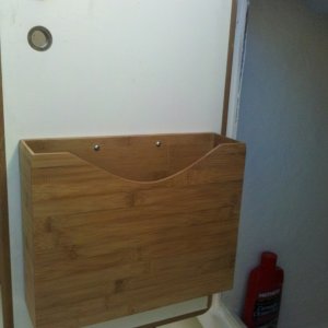 PlateHolderOnCabinetDoor