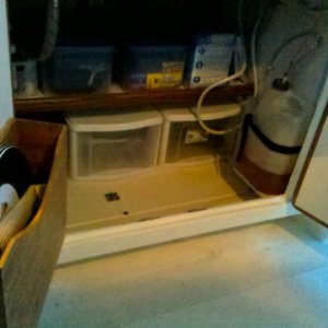 New Shelf Under Galley (low light, phone camera)