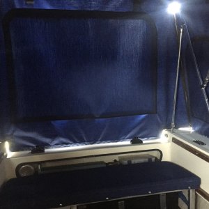 Rear privacy covers