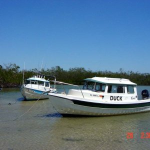 The Duck and Papillon at Secret Beach