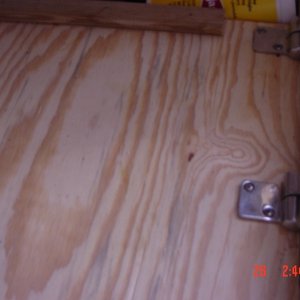 shelf added under sink