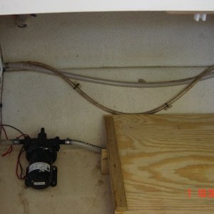 Media 'Pressure pump for washdown and sink with 20 gallons of H2O' in album 'The Duck at Dock'