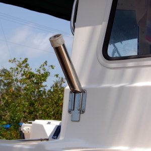 Rod Holders Each Side of Cabin (Removable)