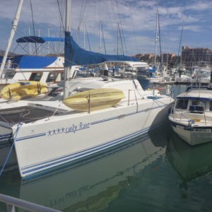 After the loss of our son last summer we have decided to venture a little further south again and are moving back to a sailboat.