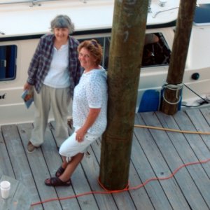Andrea & Judy...hanging out.