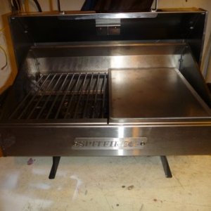 Added a griddle plate for pancakes eggs and such