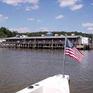 Captain Billy's In Maryland.  Order the crab cakes and Fisherman's Chicken (Chicken Covered in Crab and Cheese)