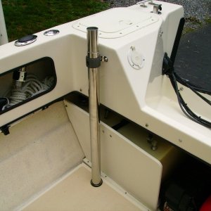 The bottom portion of the Garhauer Davit.