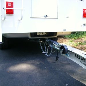 Titan Ultra 70 actuator on a Loadmaster aluminum trailer.