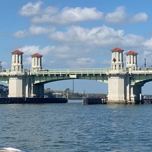 St.Augustine bridge. Oldest city in Florida