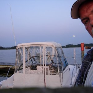 My non C-Dory in which we made the trip across the Bay