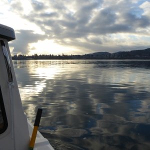 Looking across from Guemes to Anacortes