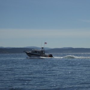 'AU KAI leaving Friday Harbor