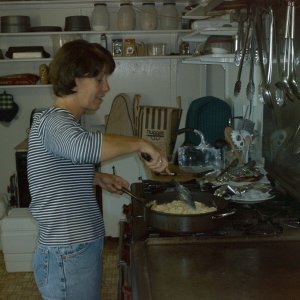 Kerry (Salty C's) cook'n for 18