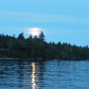 Moonrise at Pt. Julia